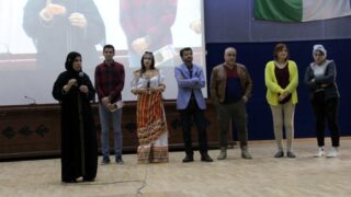 La 7e edition dediee a Nabila Djahnine festival national du theatre universitaire feminin bejaia 064