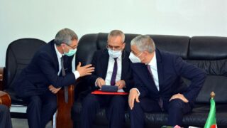 Installation Pr BOUDA Ahmed recteur universite Bejaia 030