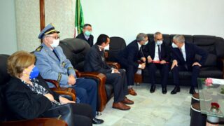 Installation Pr BOUDA Ahmed recteur universite Bejaia 033