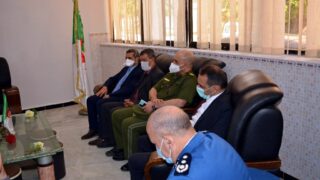 Installation Pr BOUDA Ahmed recteur universite Bejaia 034