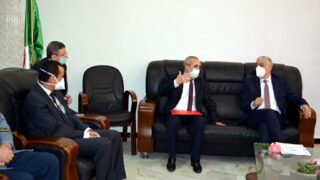 Installation Pr BOUDA Ahmed recteur universite Bejaia 036