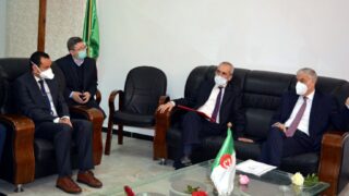 Installation Pr BOUDA Ahmed recteur universite Bejaia 039