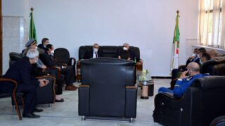 Installation Pr BOUDA Ahmed recteur universite Bejaia 041