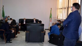 Installation Pr BOUDA Ahmed recteur universite Bejaia 042