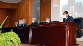 Installation Pr BOUDA Ahmed recteur universite Bejaia 049