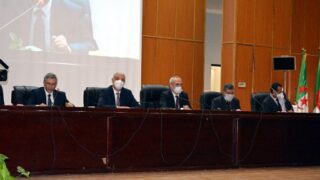 Installation Pr BOUDA Ahmed recteur universite Bejaia 050