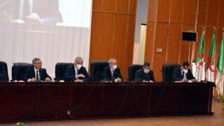 Installation Pr BOUDA Ahmed recteur universite Bejaia 051