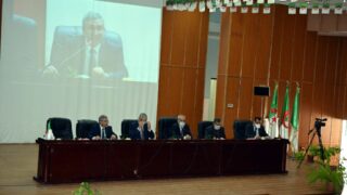 Installation Pr BOUDA Ahmed recteur universite Bejaia 052