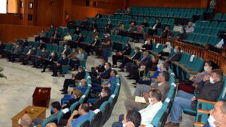 Installation Pr BOUDA Ahmed recteur universite Bejaia 053