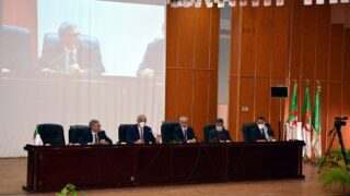 Installation Pr BOUDA Ahmed recteur universite Bejaia 055