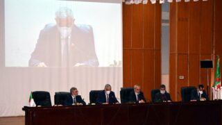 Installation Pr BOUDA Ahmed recteur universite Bejaia 056