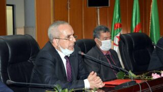 Installation Pr BOUDA Ahmed recteur universite Bejaia 060