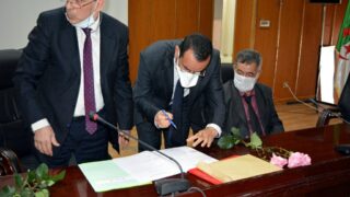 Installation Pr BOUDA Ahmed recteur universite Bejaia 072