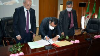 Installation Pr BOUDA Ahmed recteur universite Bejaia 074