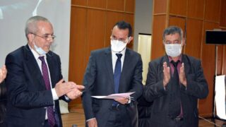 Installation Pr BOUDA Ahmed recteur universite Bejaia 079