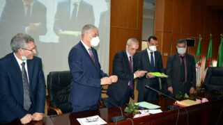 Installation Pr BOUDA Ahmed recteur universite Bejaia 083