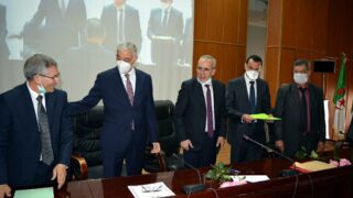 Installation Pr BOUDA Ahmed recteur universite Bejaia 085