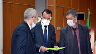 Installation Pr BOUDA Ahmed recteur universite Bejaia 087