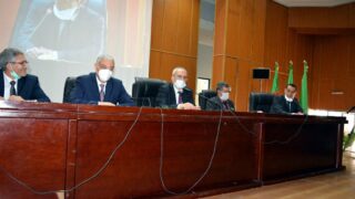 Installation Pr BOUDA Ahmed recteur universite Bejaia 091