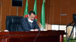 Installation Pr BOUDA Ahmed recteur universite Bejaia 094