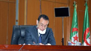 Installation Pr BOUDA Ahmed recteur universite Bejaia 096