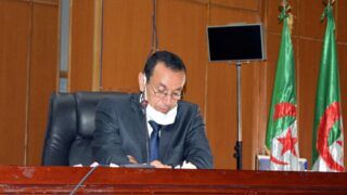 Installation Pr BOUDA Ahmed recteur universite Bejaia 097