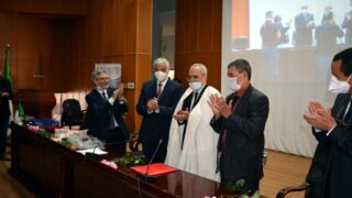 Installation Pr BOUDA Ahmed recteur universite Bejaia 110