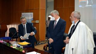 Installation Pr BOUDA Ahmed recteur universite Bejaia 111