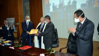 Installation Pr BOUDA Ahmed recteur universite Bejaia 115