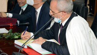 Installation Pr BOUDA Ahmed recteur universite Bejaia 123