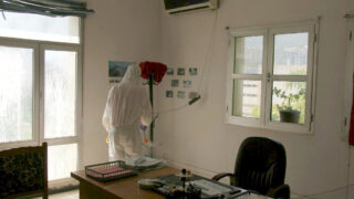 Desinfection Blocs Pedagogique Campus Targa Ouzemour MGX Univ Bejaia 15 Sept 2020007