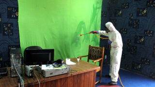 Desinfection Blocs Pedagogique Campus Targa Ouzemour MGX Univ Bejaia 15 Sept 2020009