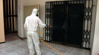 Desinfection Blocs Pedagogique Campus Targa Ouzemour MGX Univ Bejaia 15 Sept 2020024