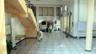 Desinfection Blocs Pedagogique Campus Targa Ouzemour MGX Univ Bejaia 15 Sept 2020027