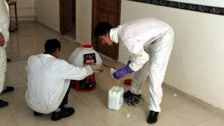 Desinfection Blocs Pedagogique Campus Targa Ouzemour MGX Univ Bejaia 15 Sept 2020041