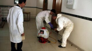 Desinfection Blocs Pedagogique Campus Targa Ouzemour MGX Univ Bejaia 15 Sept 2020044