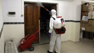 Desinfection Blocs Pedagogique Campus Targa Ouzemour MGX Univ Bejaia 15 Sept 2020053