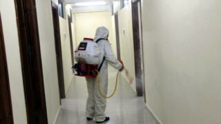 Desinfection Blocs Pedagogique Campus Targa Ouzemour MGX Univ Bejaia 15 Sept 2020063