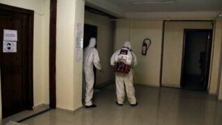 Desinfection Blocs Pedagogique Campus Targa Ouzemour MGX Univ Bejaia 15 Sept 2020068