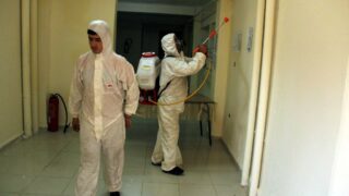 Desinfection Blocs Pedagogique Campus Targa Ouzemour MGX Univ Bejaia 15 Sept 2020071