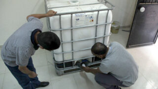 Distribution Gel Hydroalcoolique sous direction des moyens et de la maintenance universite de Bejaia 14