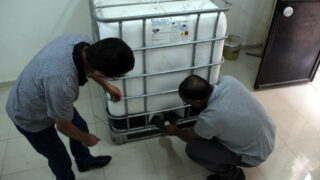 Distribution Gel Hydroalcoolique sous direction des moyens et de la maintenance universite de Bejaia 15