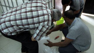 Distribution Gel Hydroalcoolique sous direction des moyens et de la maintenance universite de Bejaia 22