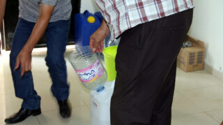 Distribution Gel Hydroalcoolique sous direction des moyens et de la maintenance universite de Bejaia 41