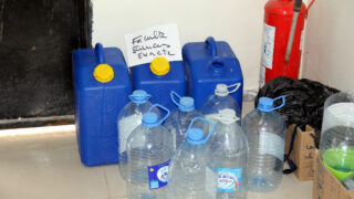 Distribution Gel Hydroalcoolique sous direction des moyens et de la maintenance universite de Bejaia 46