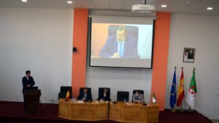 Inauguration du Lectorat Espagnol a l Universite de Bejaia 26 oct 2020 028