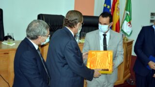 Inauguration du Lectorat Espagnol a l Universite de Bejaia 26 oct 2020 043