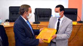 Inauguration du Lectorat Espagnol a l Universite de Bejaia 26 oct 2020 045