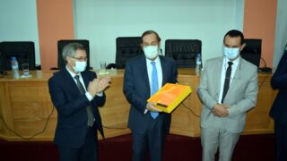 Inauguration du Lectorat Espagnol a l Universite de Bejaia 26 oct 2020 048