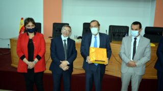 Inauguration du Lectorat Espagnol a l Universite de Bejaia 26 oct 2020 053